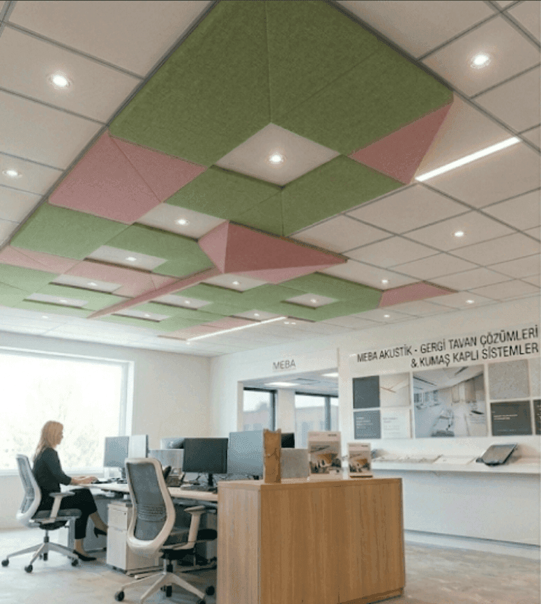 PVC Gergi Tavan Sistemleri akustik panel