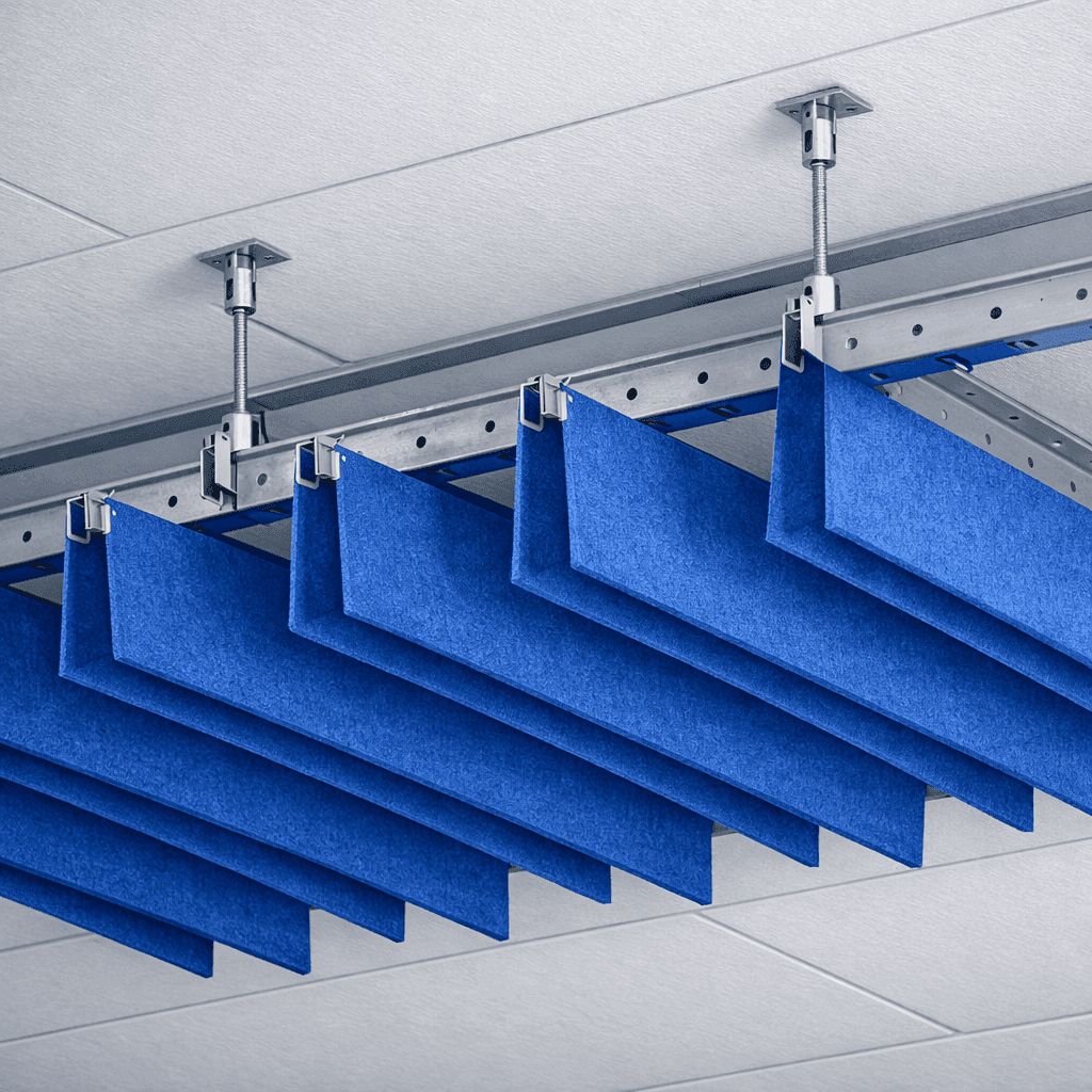 Tırnaklı Büküm Baffle akustik panel